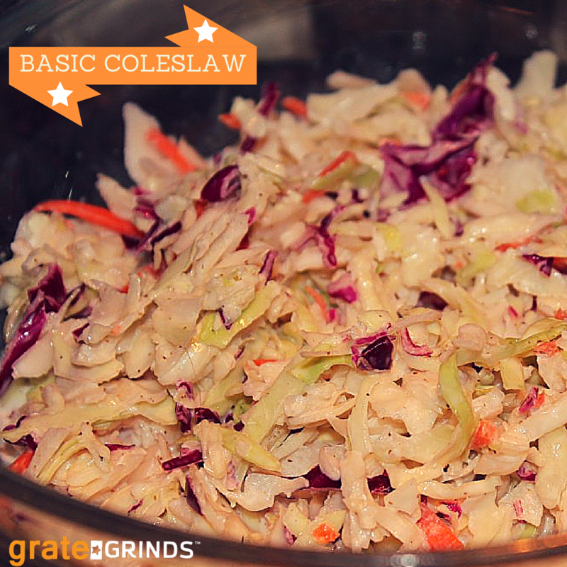 How can I make a basic coleslaw?