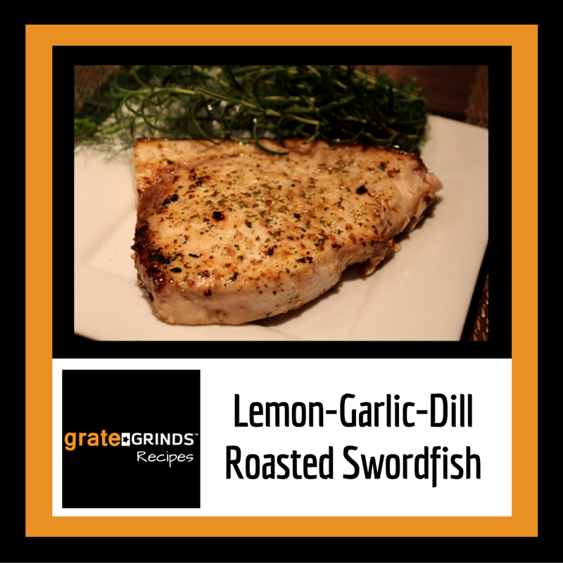 Lemon-Garlic-Dill Roasted Swordfish