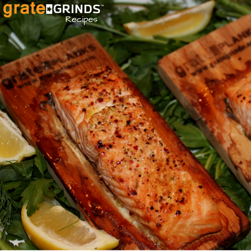 Cook with Grate Grinds Cedar Plank Seafood Seasoning