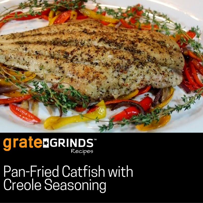 Grate Grinds Pan-Fried Catfish with Creole Seasoning