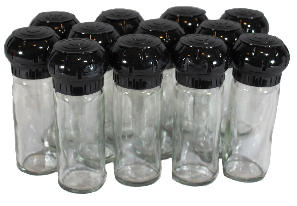 4 oz Glass Spice Bottle with Plastic Grinder Tops – Grate Grinds