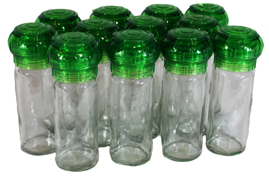 4 oz Glass Spice Bottle with Plastic Grinder Tops – Grate Grinds