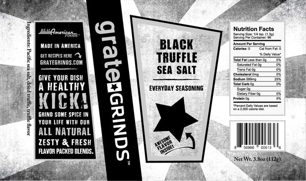 Black Truffle Sea Salt