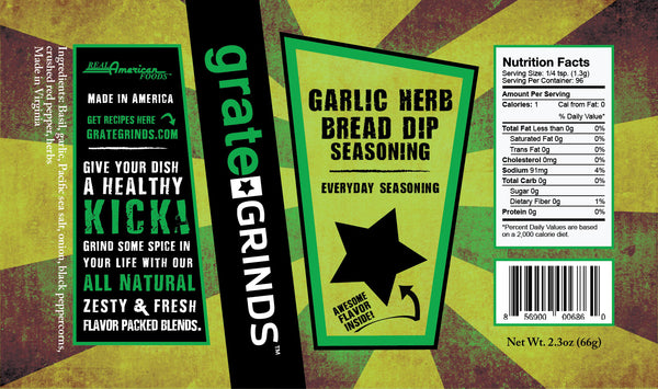 Garlic Herb Bread Dip Seasoning