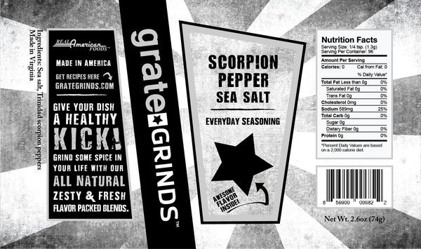 Scorpion Pepper Sea Salt