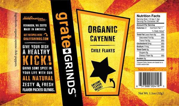 Organic Cayenne Chile Flakes